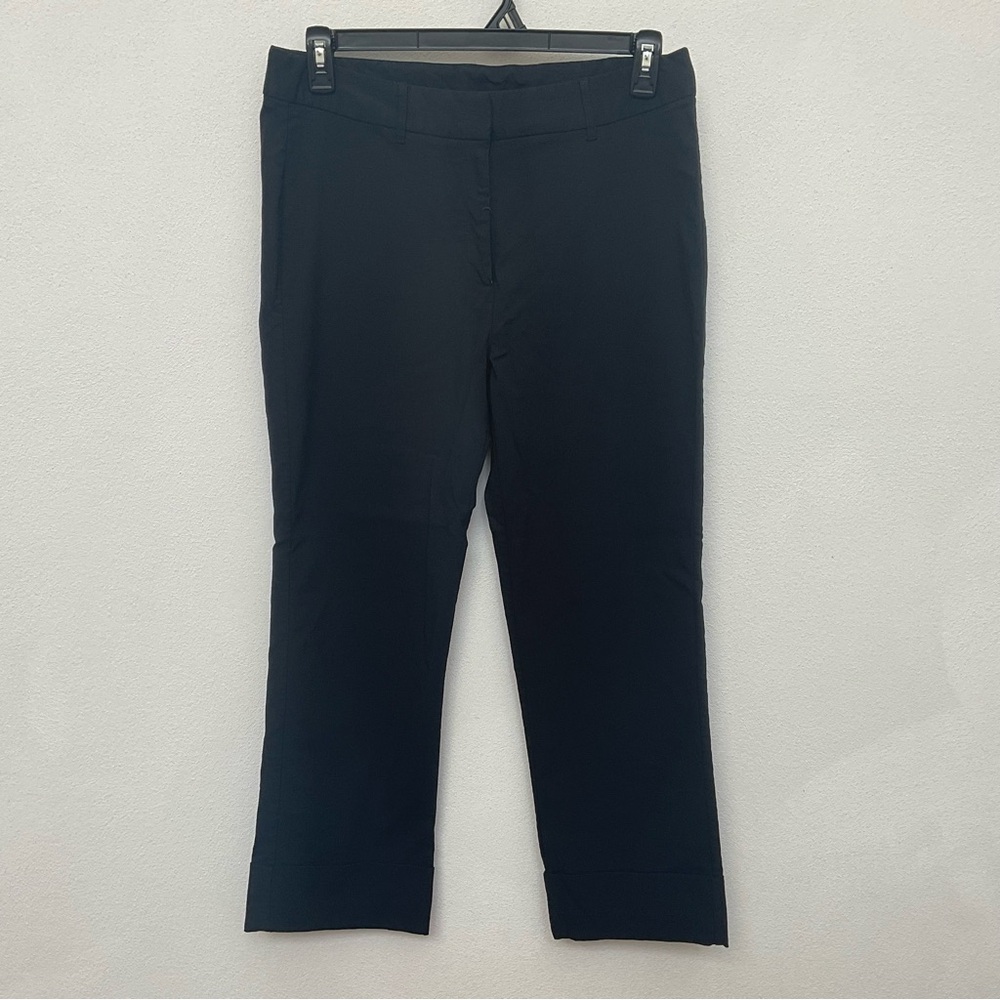 Max Studio Black Hook And Eye Closure Dress Trousers Size 14 Office Career
